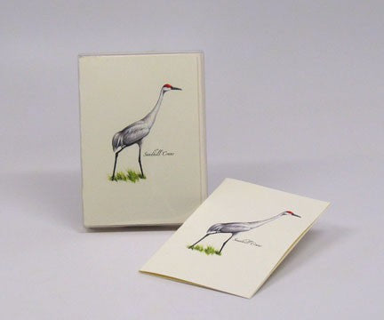 Sandhill Crane Notecards Pack of 8