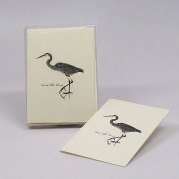 Great Blue Heron Notecards Pack of 8