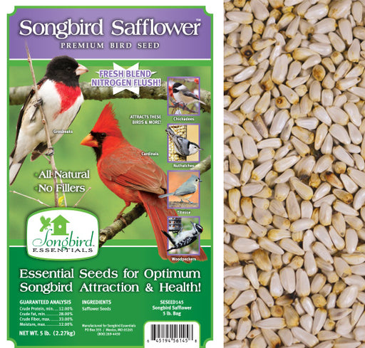 Songbird Safflower Bird Feed 5 LB