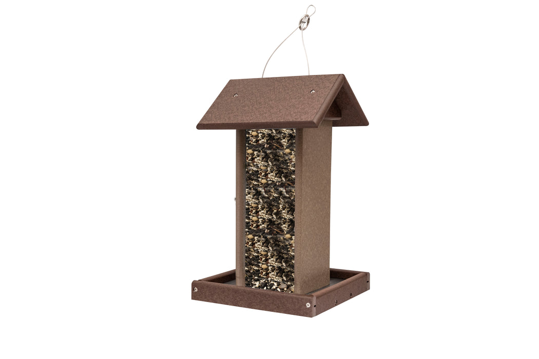 Green Meadow Tall Hopper Bird Feeder 3.5 lb Capacity