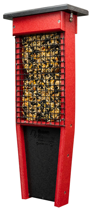 Green Meadow Pileated Tail Prop Hanging Suet Feeder