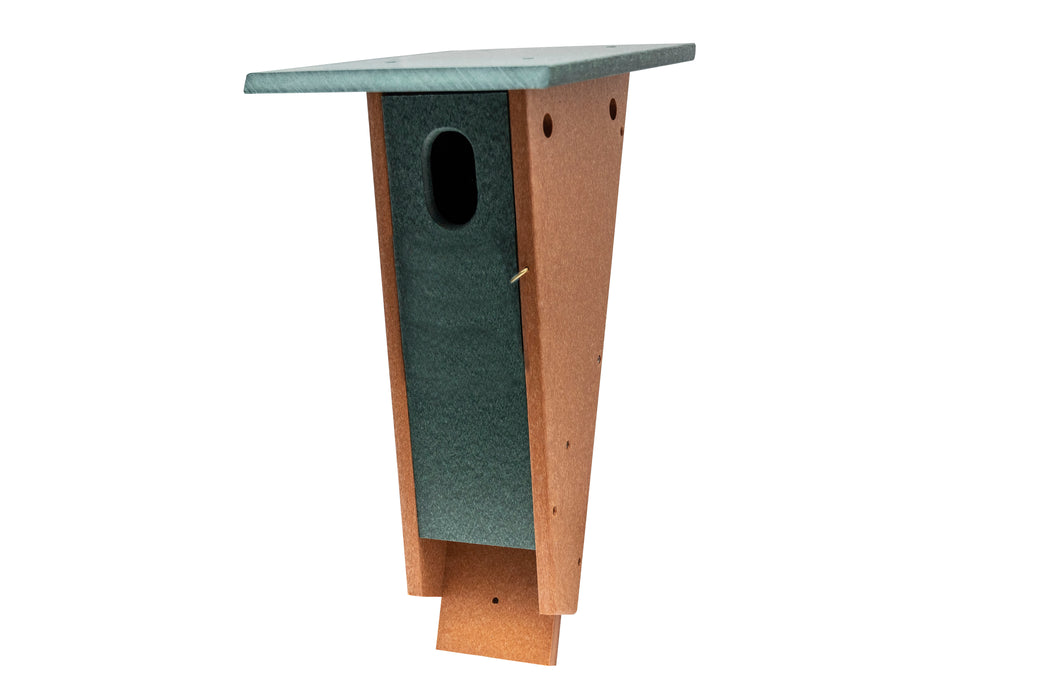 Peterson-Style Bluebird House Wall or Post Mount
