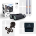 GO VIEW binoculars with accessories on a white background