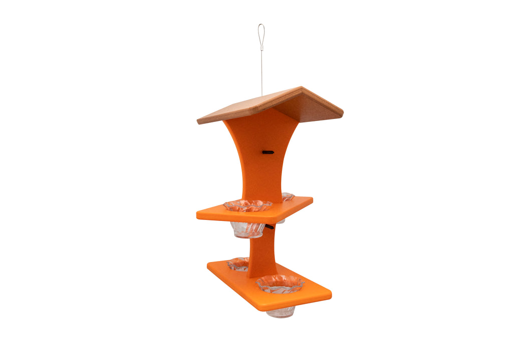 Green Meadow Double Layer Oriole Hanging Bird Feeder