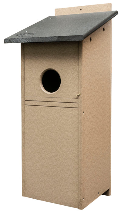 Green Meadow Flicker House Post Mount Nest Box