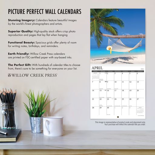 2024 Garden Birds Wall Calendar 12 IN