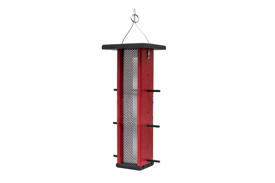 Green Meadow Hanging Finch Feeder With Screen