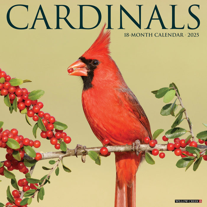 2025 Cardinals Wall Calendar 12 IN