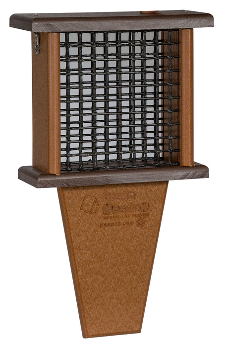 Green Meadow Tail Prop Suet Hanging Feeder