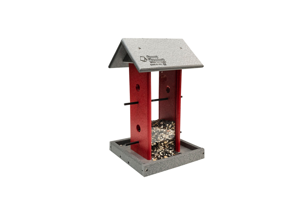 Songbird Hopper Feeder Two-Level with Bottom Tray 3.5 LB