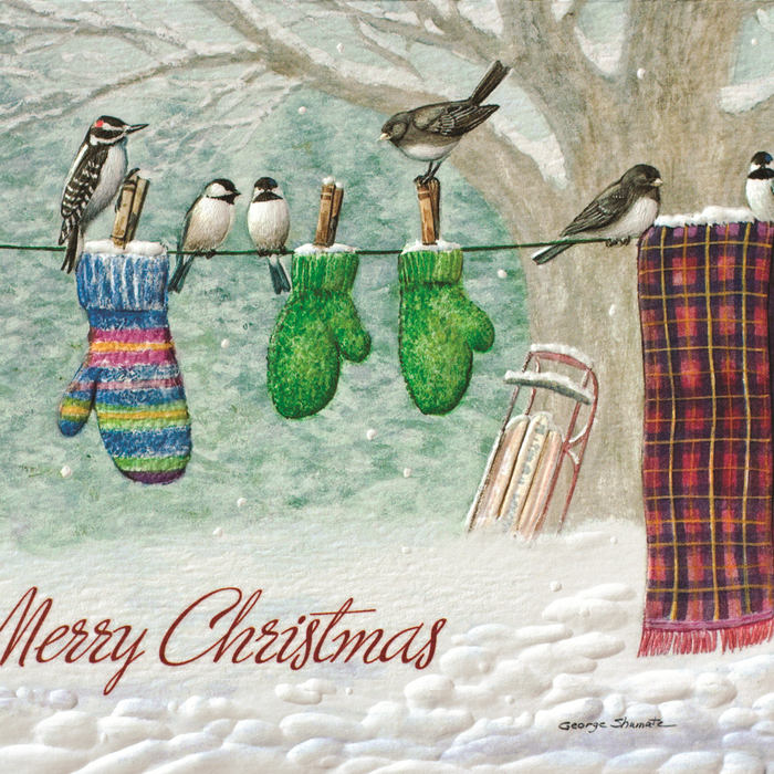 Clothesline Choir Christmas Card 10/Box