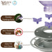 Product with flexible feeding ports, bee-resistant design, and easy fill and clean features on a white background.