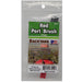 Packaged Red Port Brush by Backyard Essentials on a white background