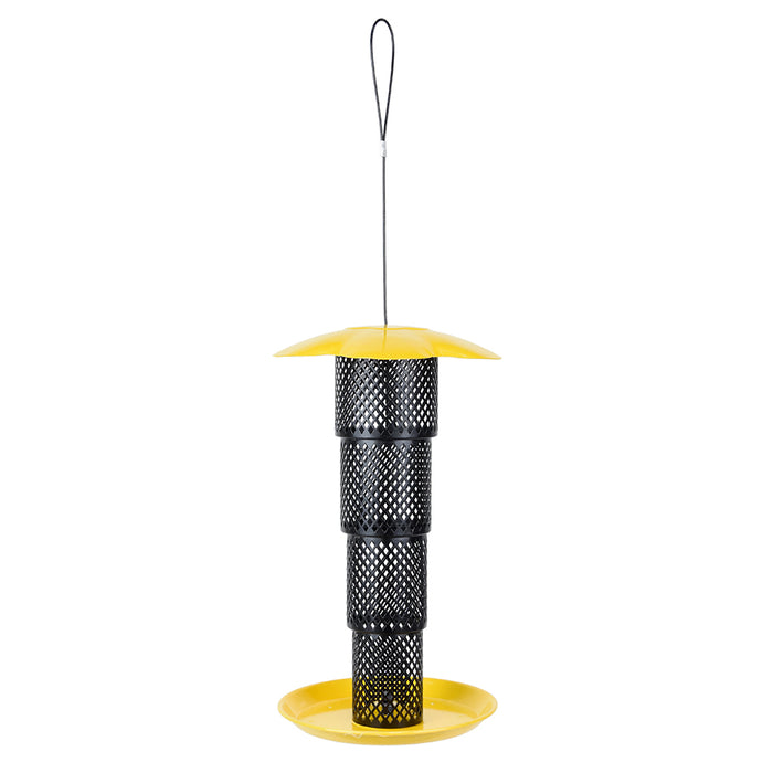 Sunflower Kernel Collapsible Diamond Mesh Bird Feeder