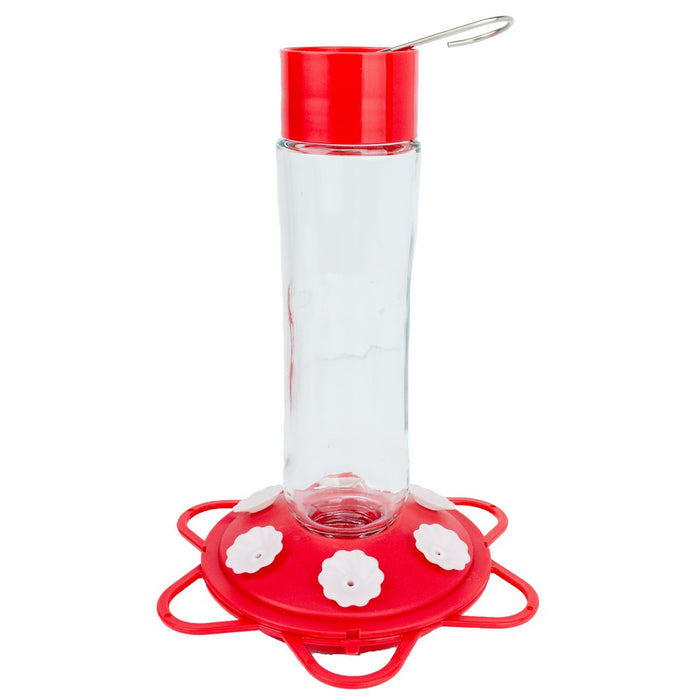 Glass Bottle 10oz Hummingbird Feeder