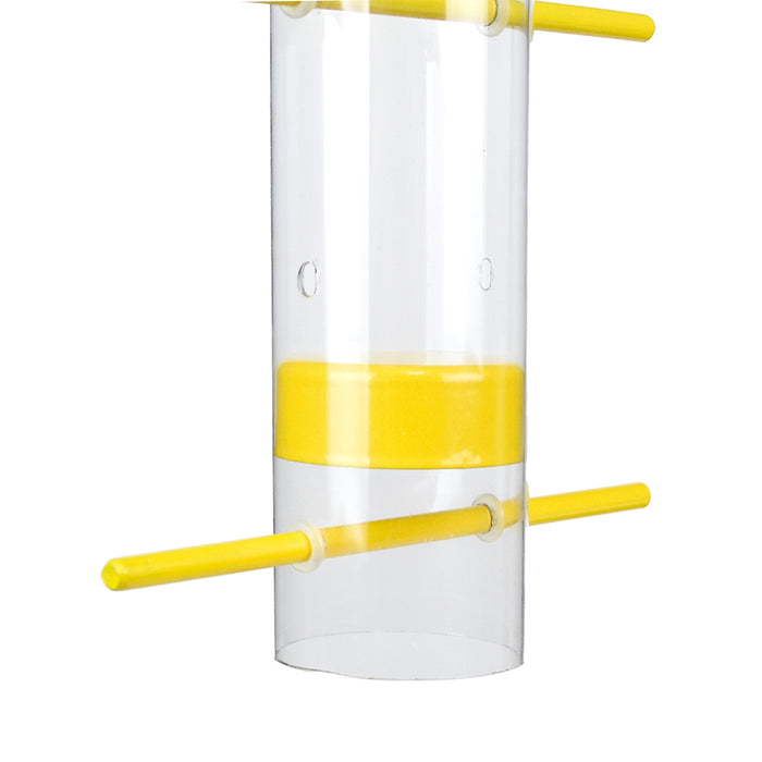 Yellow Single Tube Finch Feeder