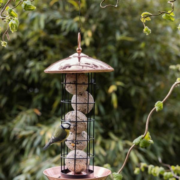 Suet Ball Feeder Black/ Copper