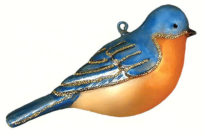 Product Bundle Includes: Cobane Male Cardinal, Bluebird, Black Capped Chickadee, Goldfinch Glass Ornaments