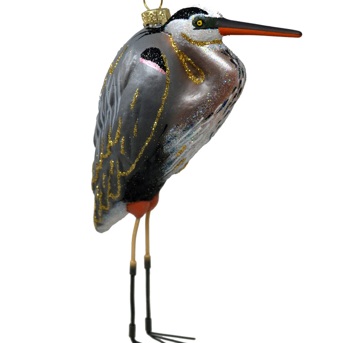 Product Bundle Includes: Cobane Egret, Blue Heron, Brown Pelican, and White Pelican Glass Ornaments