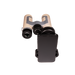 Binoculars with a smartphone holder on a white background