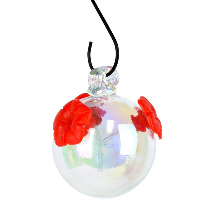 Bubble Glass Hummingbird Feeder