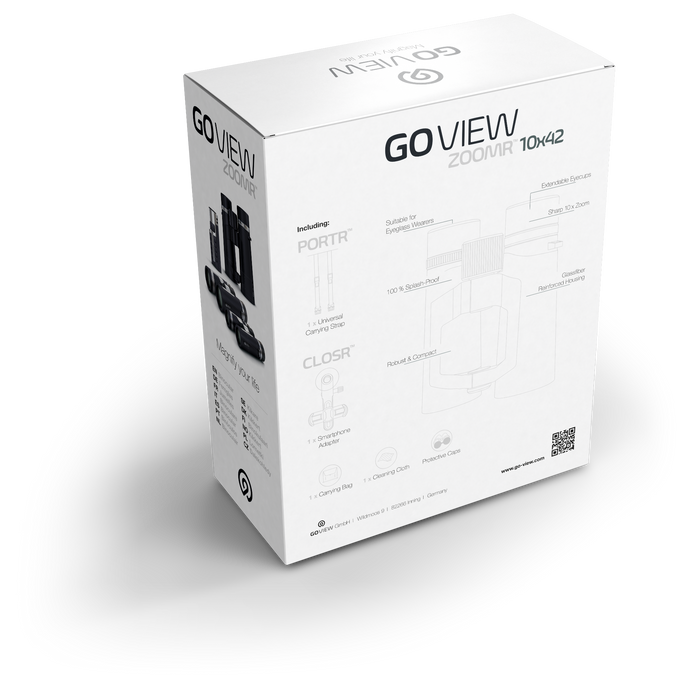 GO VIEW packaging box on a white background