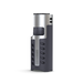 Gray and silver electronic device on a white background