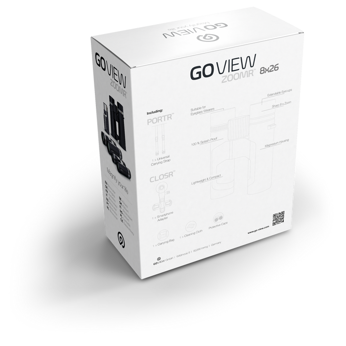 GO VIEW packaging box on a white background