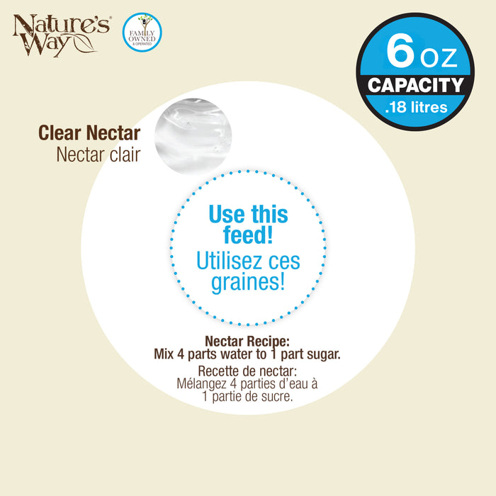 Nature's Way Clear Nectar packaging with capacity and usage instructions.