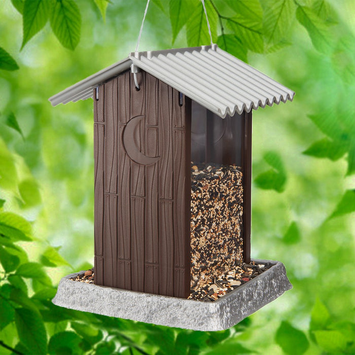 Outhouse Birdfeeder