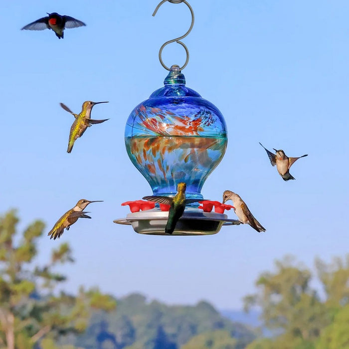 Artisan Gravity Hummingbird Feeder - Sunny Day