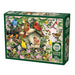 Cobble Hill 1000-piece puzzle box with bird-themed design on a white background