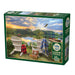 Cobble Hill puzzle box with Adirondack chairs by a lake
