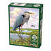 Cobble Hill puzzle box with a heron on a branch against a scenic background