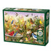 Cobble Hill 1000-piece puzzle box with bird illustration on a white background