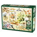 Cobble Hill puzzle box with nature-themed illustration on a white background