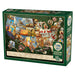 Cobble Hill puzzle box featuring state birds of America design