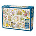 Cobble Hill puzzle box with garden-themed design on a white background