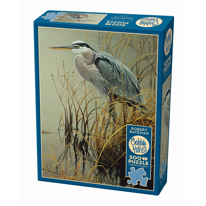 Great Blue Heron puzzle by Robert Bateman - 500 piece nature jigsaw puzzle