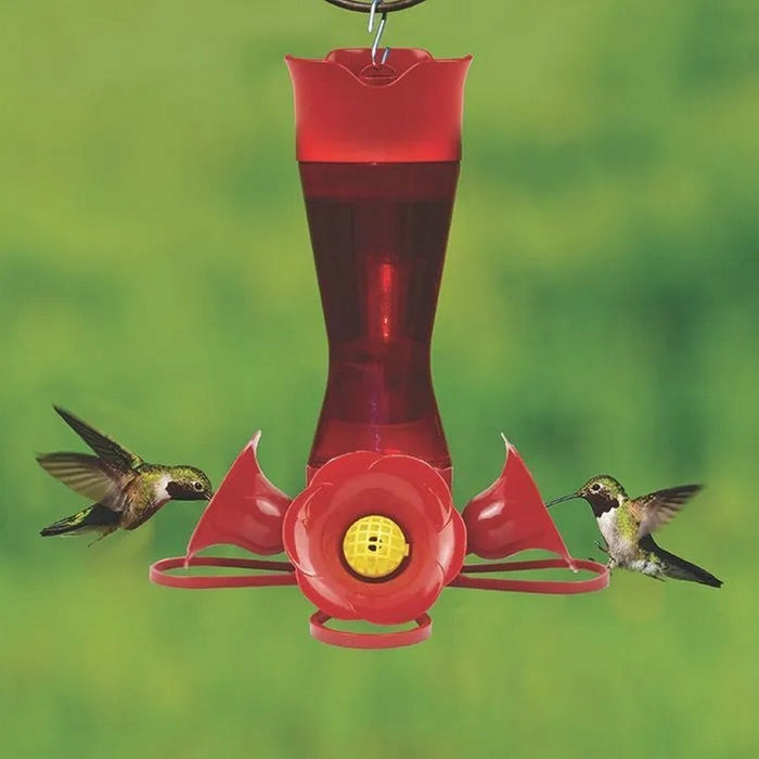 Plastic 4 Fountain Hummingbird Feeder