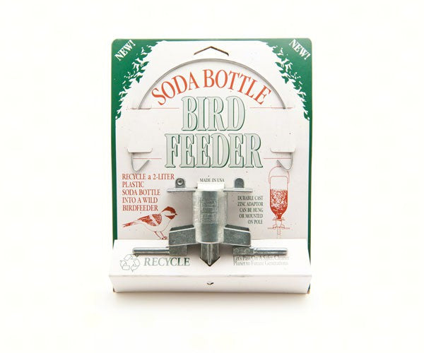 Metal Soda Bottle Bird Feeder