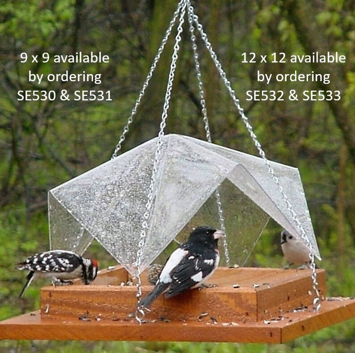 Hanging Tray Feeder 12 IN x 12 IN