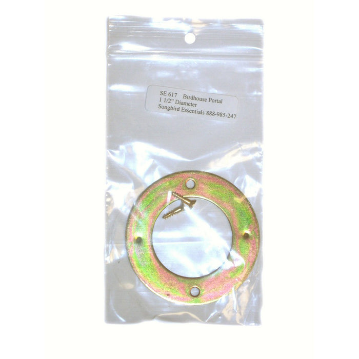 Birdhouse portal component in clear packaging on a white background