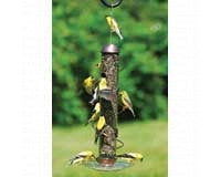 Copper Spiral Sunflower Bird Feeder 17.5 IN