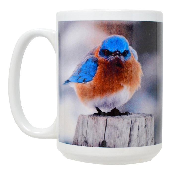 Bluebird Ceramic Mug 15 OZ