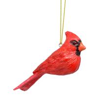 Poly-resin Cardinal Ornament