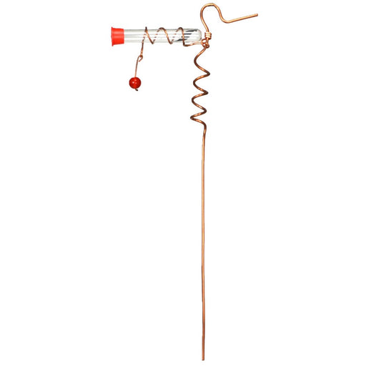 Flower Pot One Tube Hummingbird Feeder