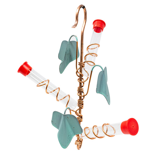 Copper Ivy Hummingbird Feeder 3 Tubes