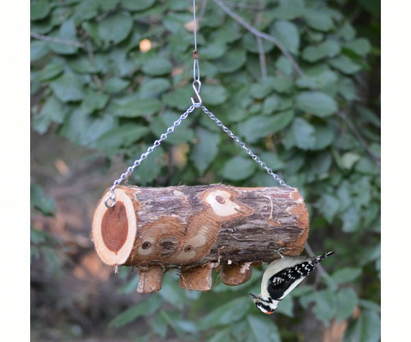 3 Plug Suet Log Upside down