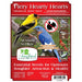 Longbird Essentials Fiery Hearty Hearts bird seed package with birds on the cover